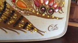 Enid Collins Signed Purse Pheasant