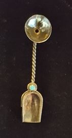 Vintage Sterling Retro Make-Up Tool, Flat Side for Powder, Funnel for Perfume