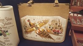 Enid Collins Signed Purse Pheasant