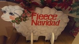 Hand Painted Lamp, Christmas, Signed Sternberg