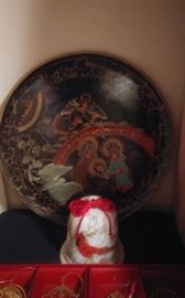 Christmas Hand Painted Plate