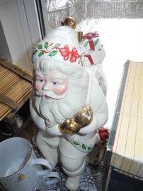 Santa cookie jar