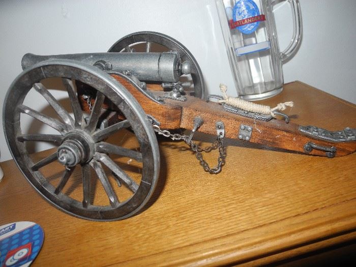 Vintage toy cannon