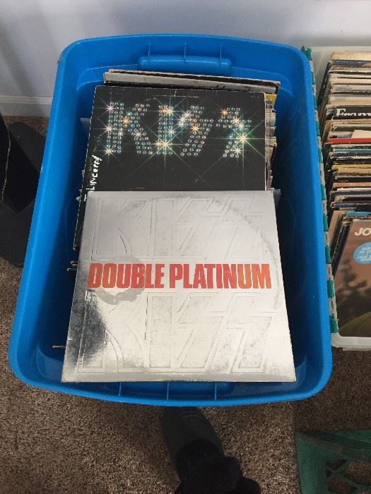 Bins and boxes of LP's.....great stuff!