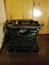 Burroughs typewriter!