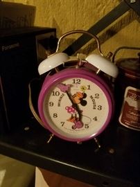 Minnie Mouse clock!