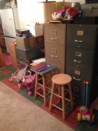File cabinets and office supplies! Luggage too!