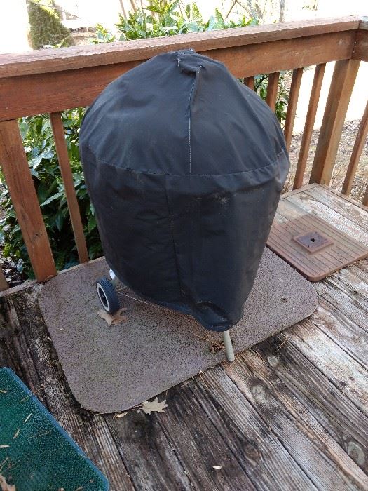 Charcoal grill with cover