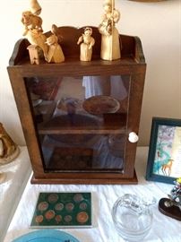 Small wood display cabinet!