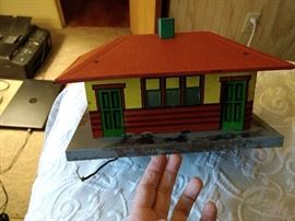 This is metal and has a light inside. It needs to be wired though!