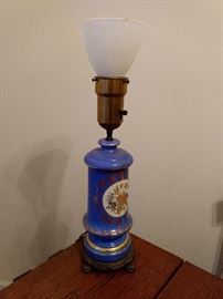 I dug these beautiful lamps out of the attic!