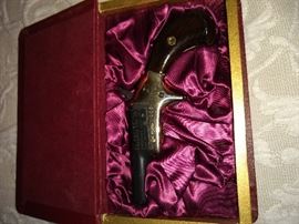 Too cute right??? It's real and fires one 22 caliber bullet.