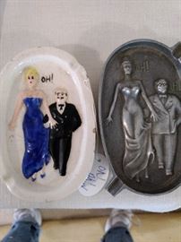 These are the cutest ashtrays!! This is the front.