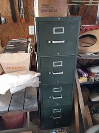 Great old HEAVY file cabinet! All drawers work well!