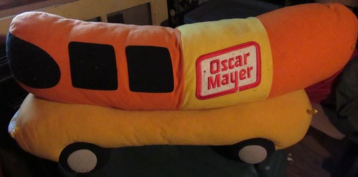 You never know what you might find...the Oscar Mayer Wiener Mobile, Stuffed  (but with what?)