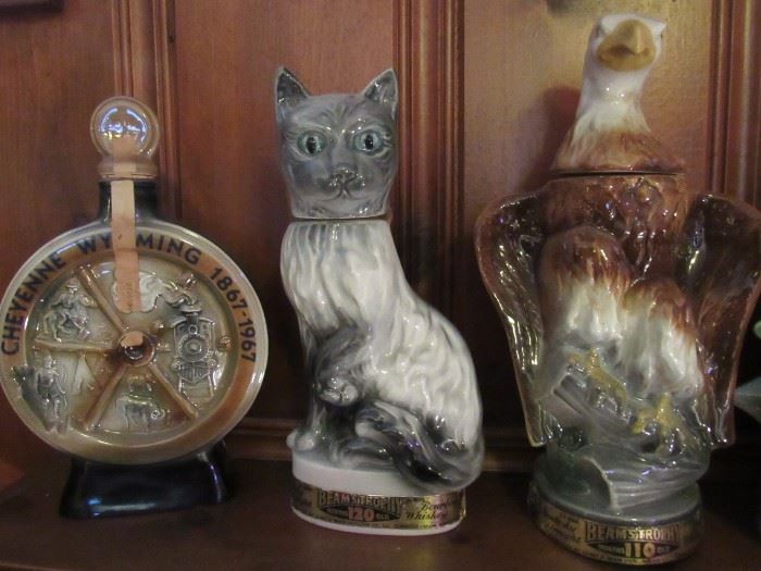 Unusual collectible decanters