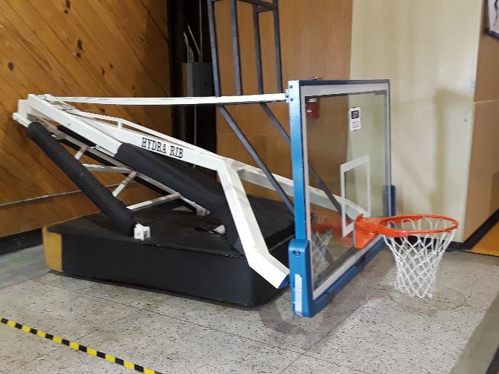 2 - Hydraulic Lift Basketball Goals