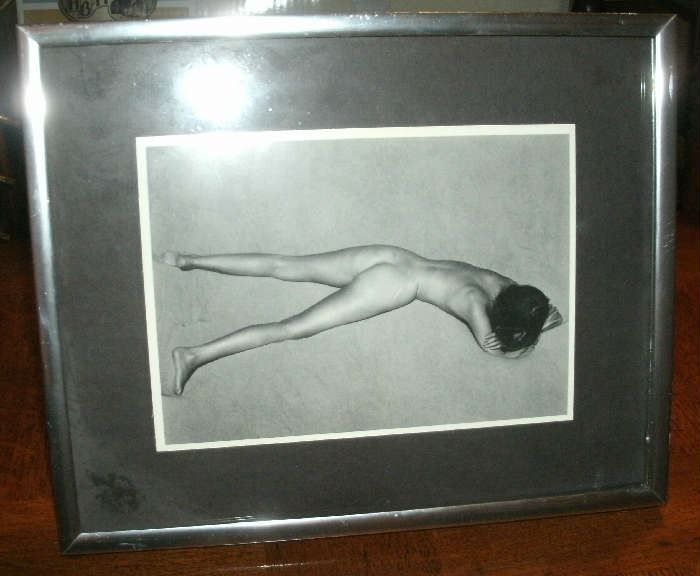 FRAMED NUDE ART PHOTO