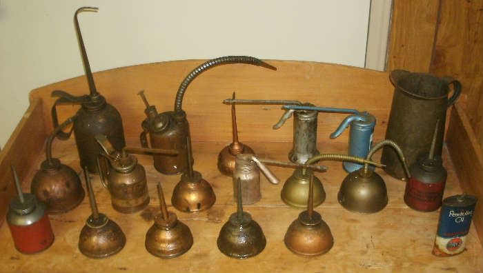 VINTAGE OIL CAN COLLECTION