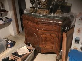 1 of 3 pieces of Louis XV furniture -- need work