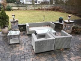 5 Piece Outdoor furniture with Cushions