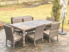 Good News - comes with dead cushions - Bad News Weave on table top coming undone