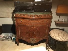 1 of 3 pieces of Louis XV furniture -- need work