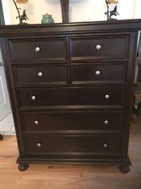 Portobello Seven Drawer Chest Model # 236-240 Dark Walnut