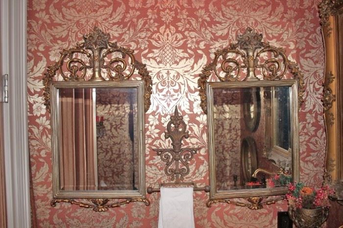 Pair of Ornate Mirrors