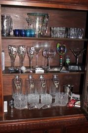 Stemware and Decanters with other Serving Pieces