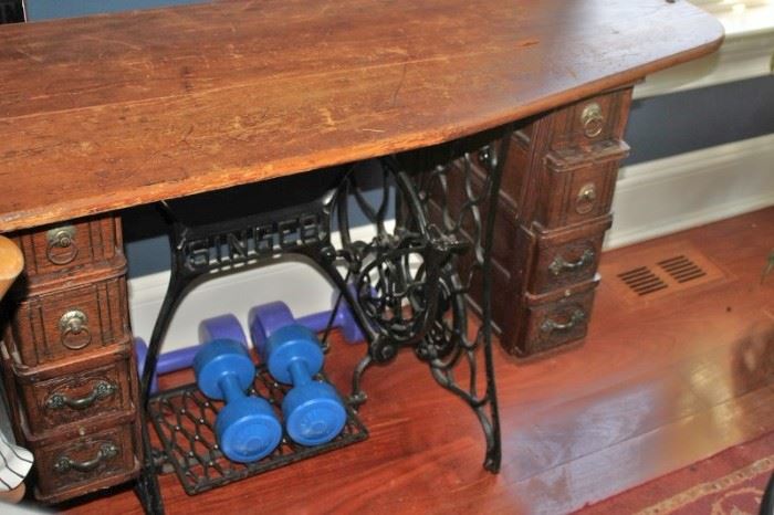 Vintage Cabinet and Weights