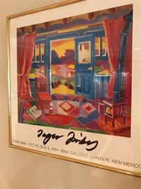 Inger Jirby 1991 Framed Poster 
(17” x 17.5” overall)  $60