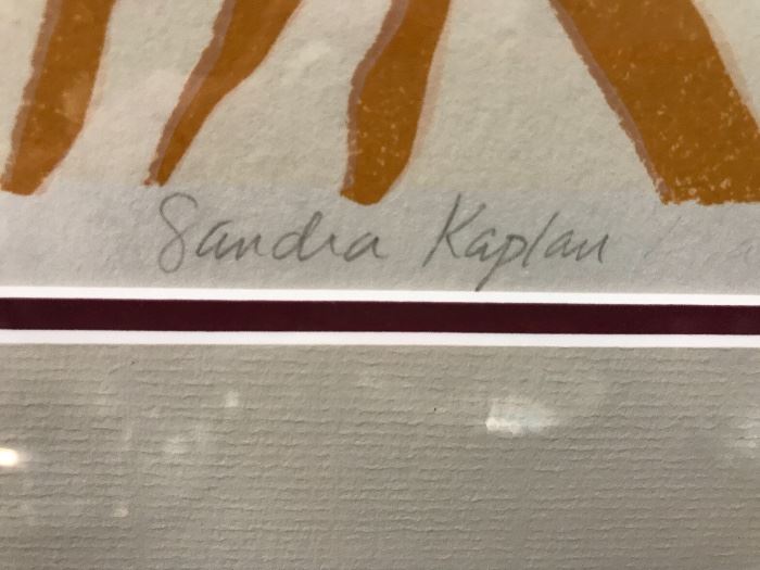 Sandra Kaplan (signature detail)