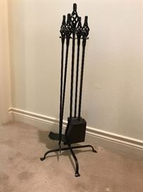 Wrought Iron Fire Place Tools  $75