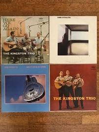 Kingston Trio $4 ea
Dire Straits $10 ea