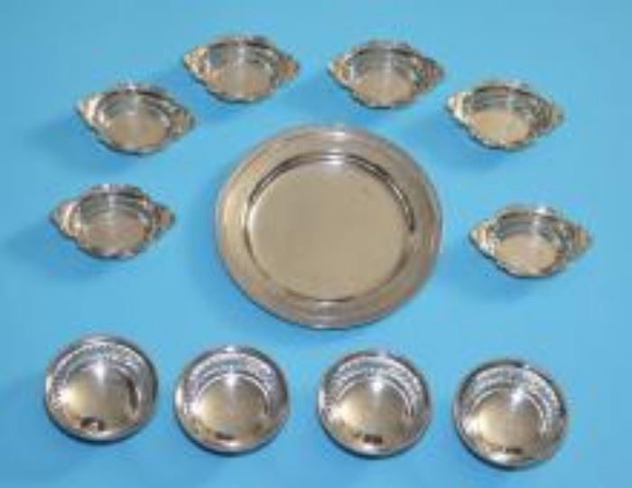15: Sterling Silver Lot (Tiffany Sterling Plate)