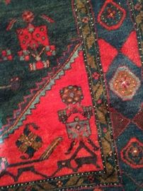 5 feet x 7  feet 7 inches  handmade Persian rug