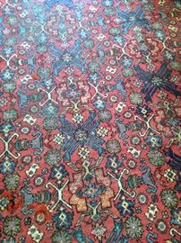 Antique Persian rug 8 feet 6 inches x 12 feet 2 inches