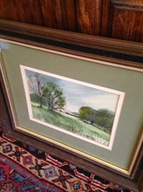 Tylerite A.C. Gentry framed art