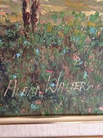 Alan Walter framed art