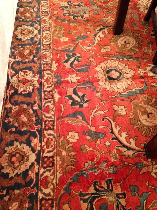 Stunning Persian Tabriz 9 feet 4 inches x 13 feet rug