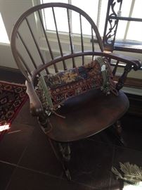 Antique Windsor rocker