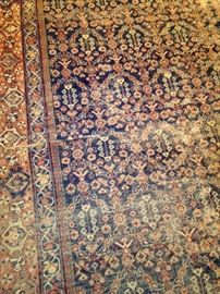 Extremely old 8 feet 3 inches x 11 feet six inches rug