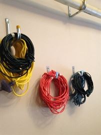 Some of the many cords