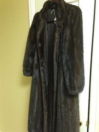 Consigned full-length mink coat