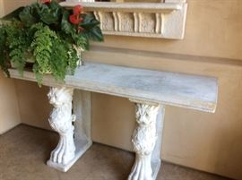 Stone griffin Table Chimera