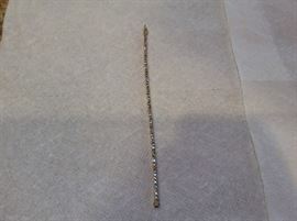 Diamond and gold bracelet