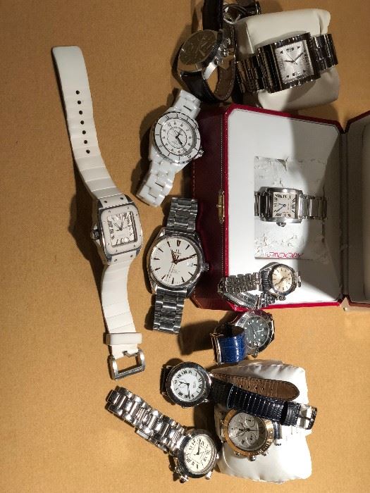 Rolex, Chanel, Cartier, Corum, Tag Huer, Omega Watches