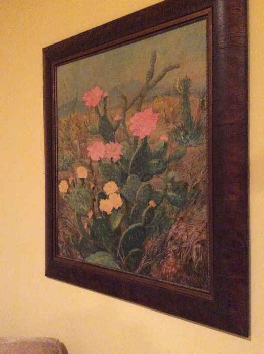 Cactus flowering painting - Great! 
