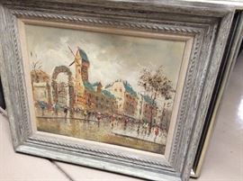School of Paris oil - we have about 500 paintings 300 more arrive today!